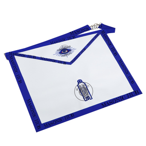 Masonic Junior Warden all seeing eye Apron Texas Regulation Blue Lodge Officer Masonic Hub