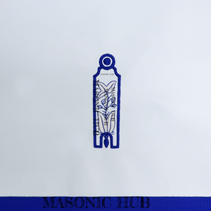 Texas Regulation Masonic Officer Apron Set – Blue Lodge Regalia (11 Pieces) Silk Threads Embroidered Masonic Hub