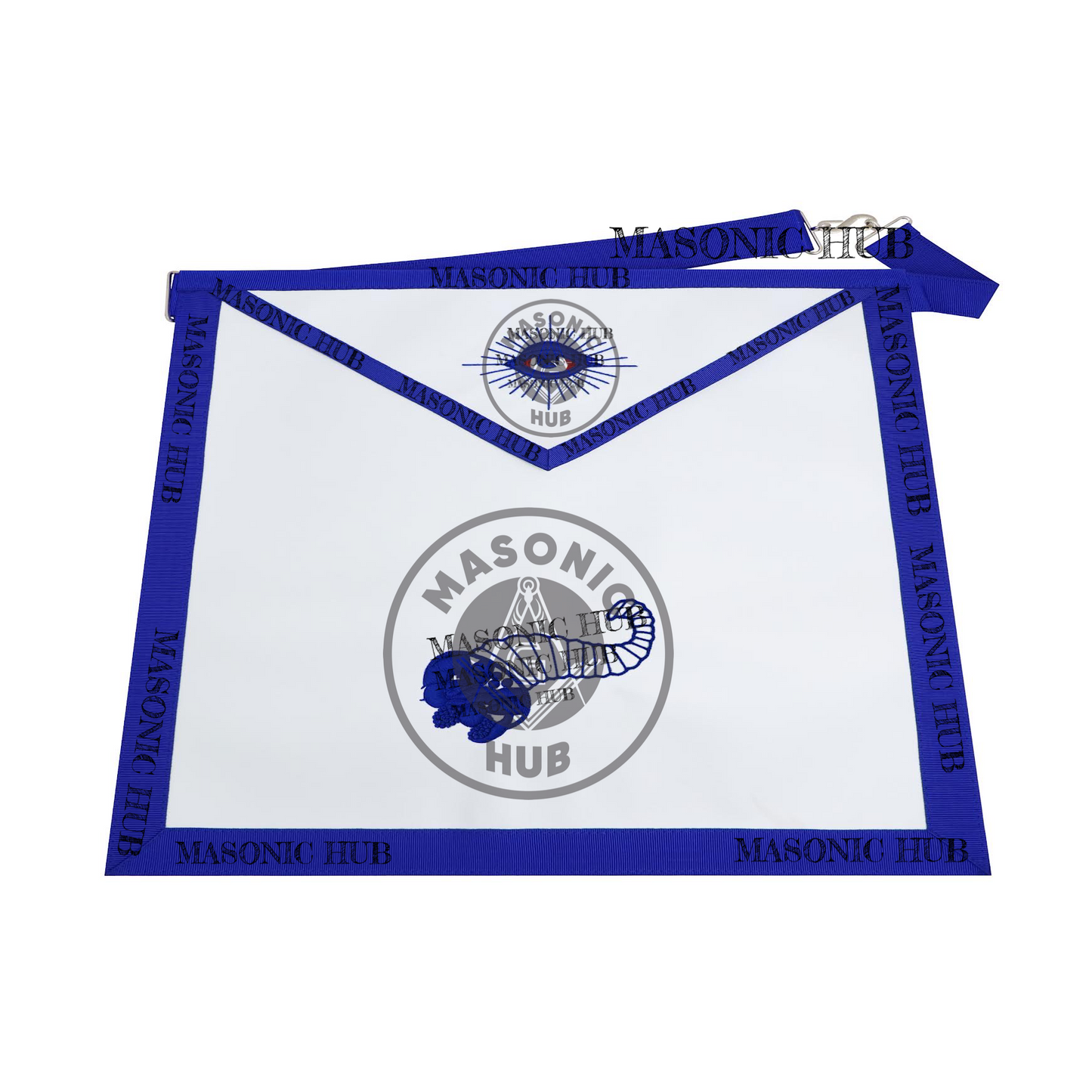 Masonic Senior Steward all seeing eye Apron Texas Regulation Blue Lodge Officer