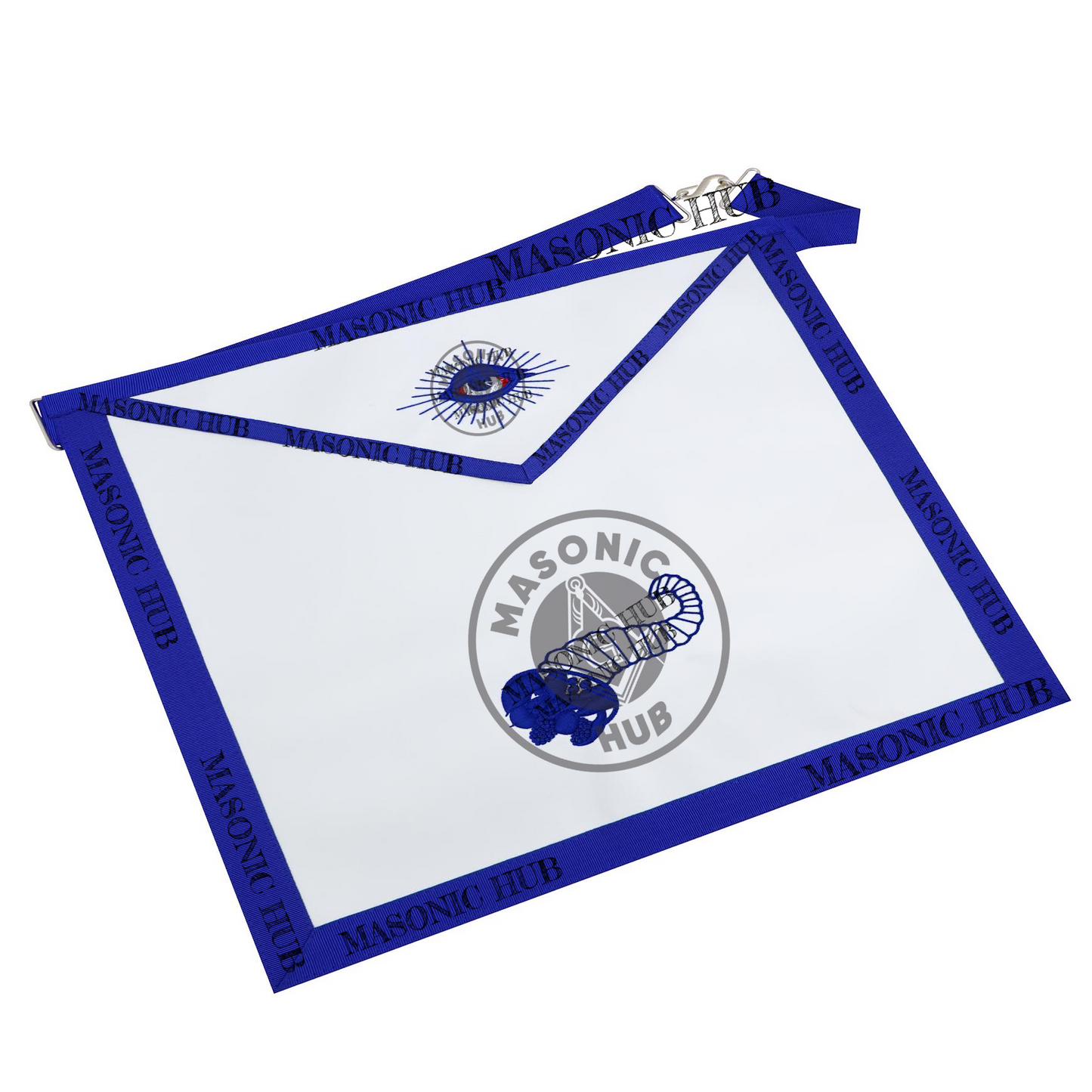 Masonic Senior Steward all seeing eye Apron Texas Regulation Blue Lodge Officer