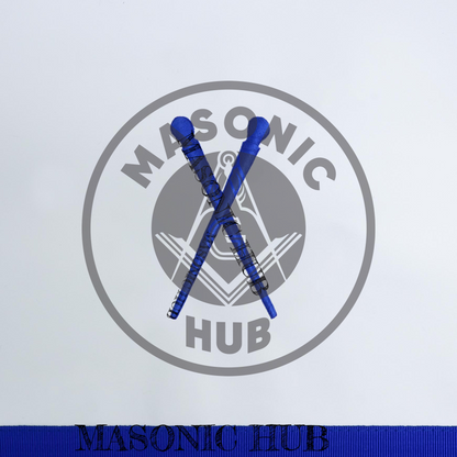 Masonic Master of Ceremonies All-Seeing Eye Lambskin Apron – Texas Regulation Blue Lodge Officer