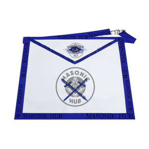 Masonic Sentinel all seeing eye Apron Texas Regulation Blue Lodge Officer Masonic Hub