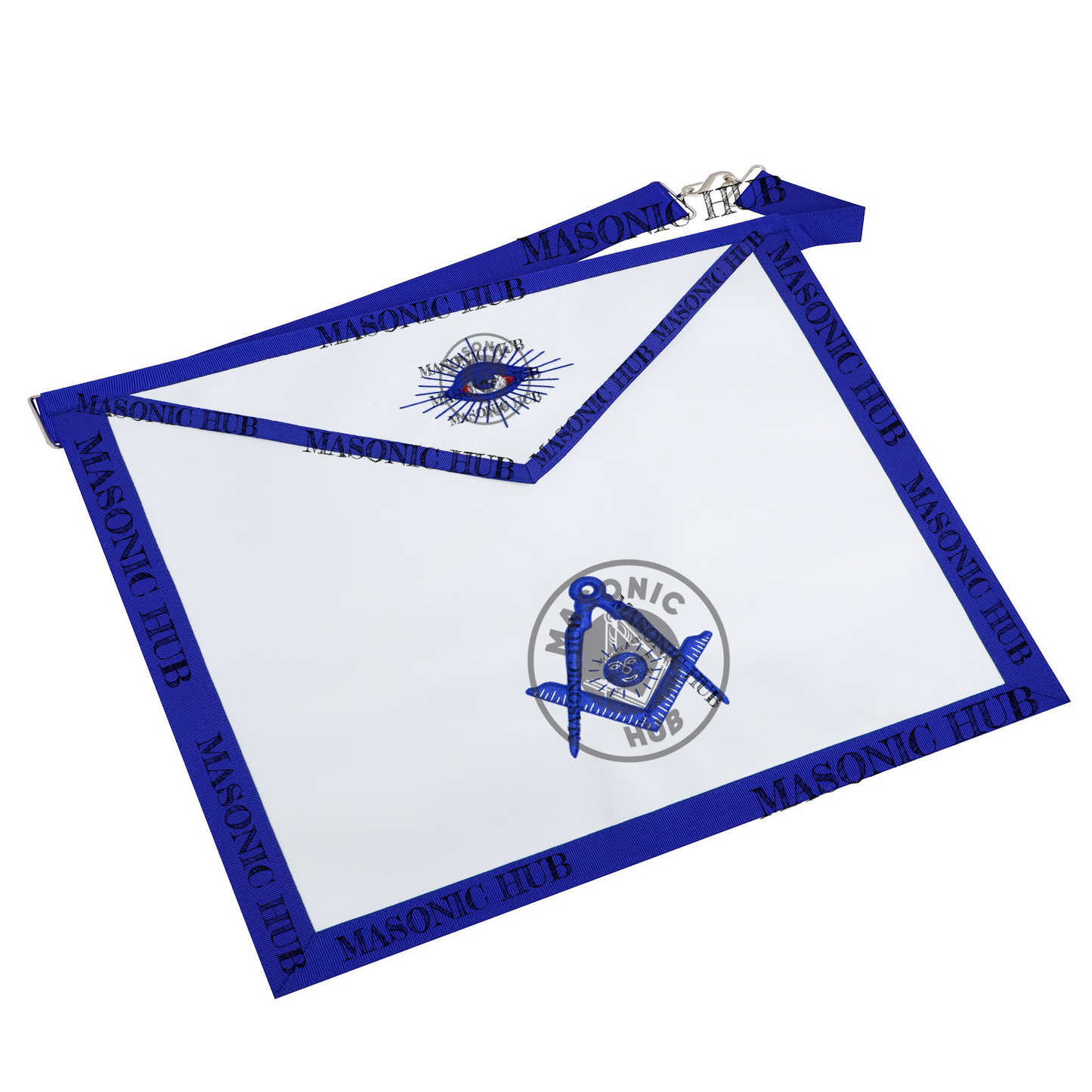 Masonic Senior Deacon all seeing eye Apron Texas Regulation Blue Lodge Officer