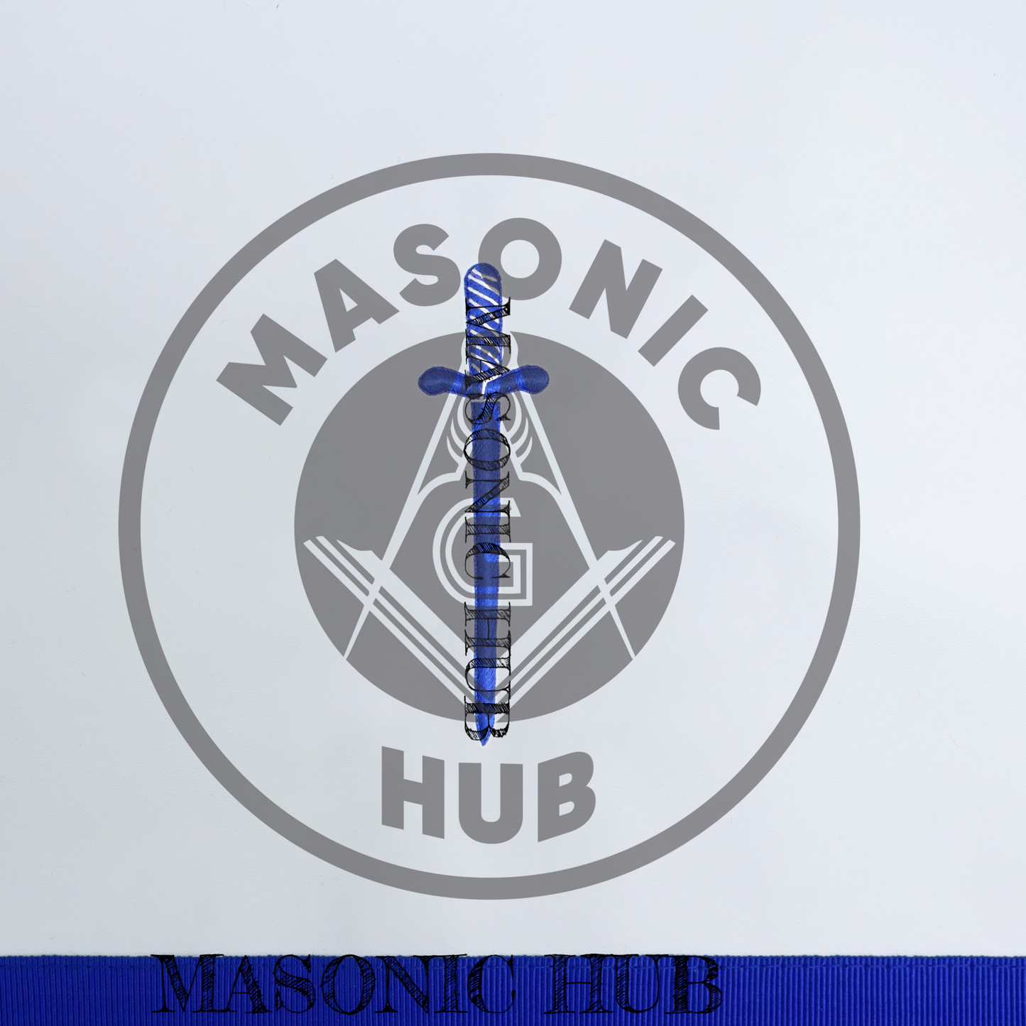 Texas Regulation Masonic Officer Apron Set – Blue Lodge Regalia (11 Pieces) Silk Threads Embroidered