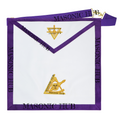 Masonic Past Thrice Illustrious Master (PTIM) Lambskin Apron – Texas Regulation Masonic Hub