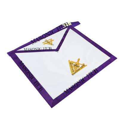 Masonic Past Thrice Illustrious Master (PTIM) Lambskin Apron – Texas Regulation