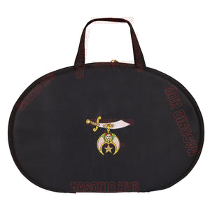 MASONIC SHRINER LOGO CHAIN COLLAR CASE WITH CHAIN COLAR & GLOVES + FREE JEWEL Masonic Hub