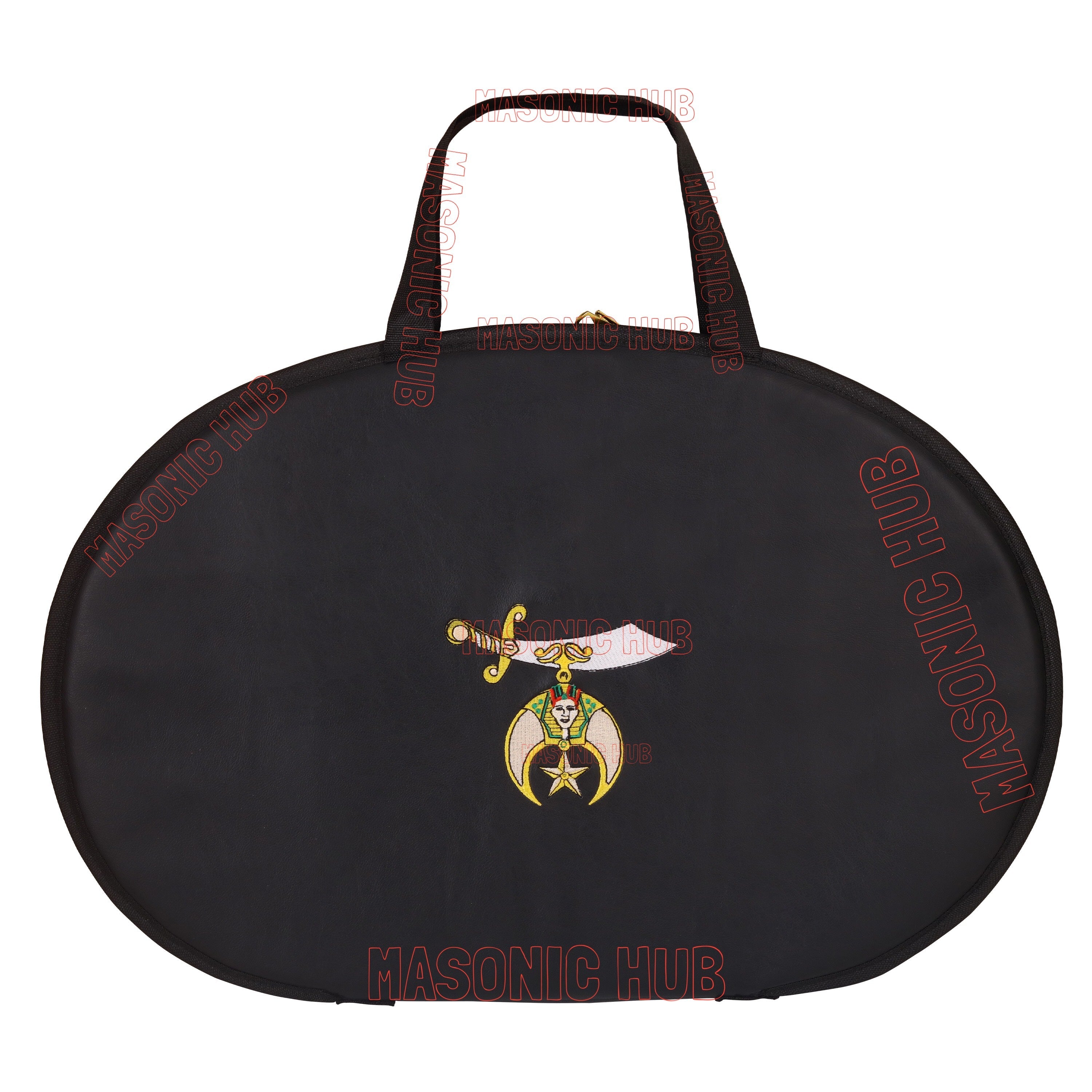 MASONIC SHRINER LOGO CHAIN COLLAR CASE WITH CHAIN COLAR & GLOVES + FREE JEWEL Masonic Hub