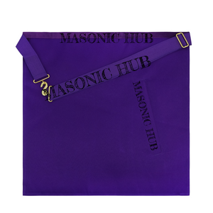 Masonic Past Thrice Illustrious Master (PTIM) Lambskin Apron – Texas Regulation Masonic Hub