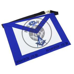 Masonic Regalia Aprons Master Mason Apron Blue Lodge With Embroidery 14"x16" Masonic Hub