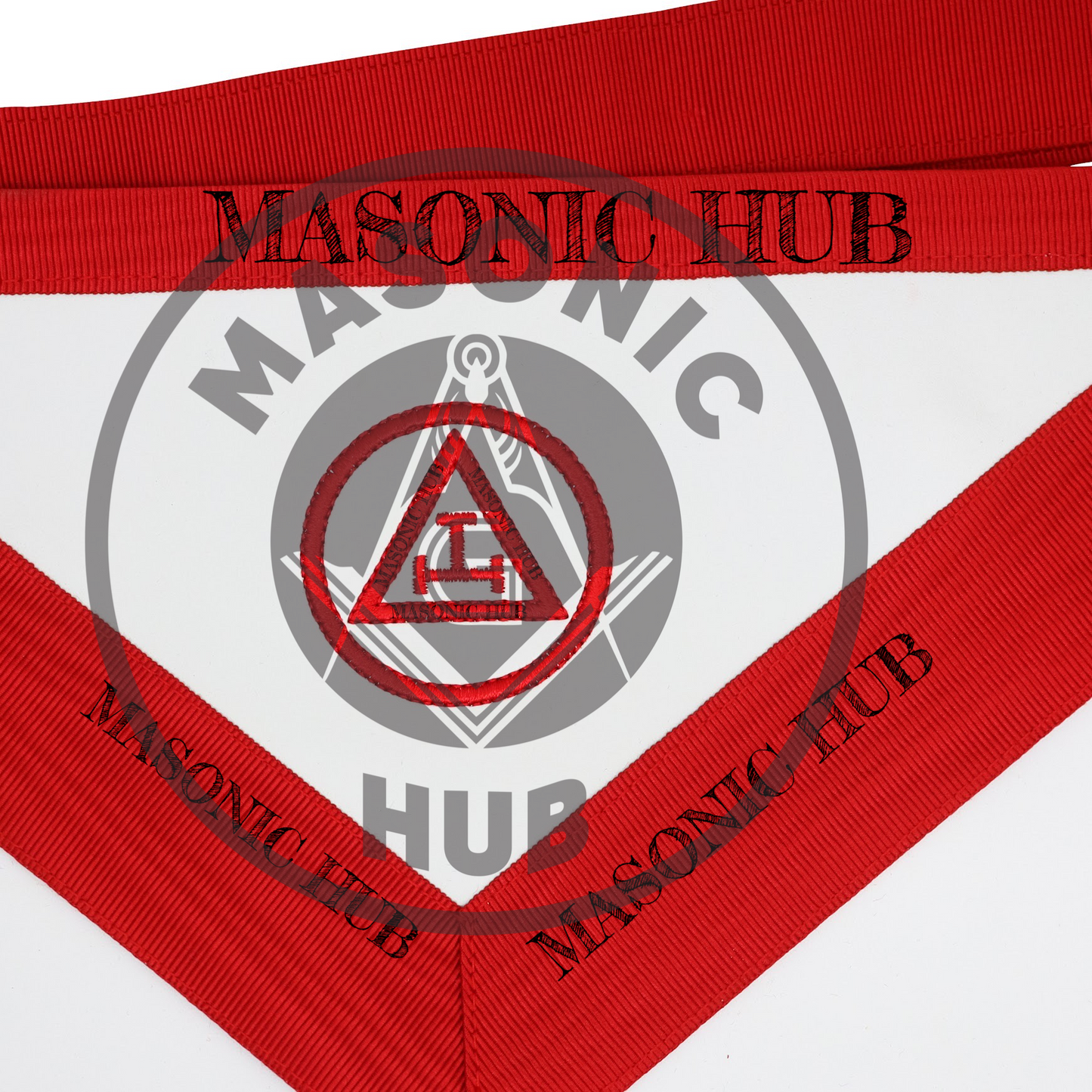 Masonic Royal Arch Synthetic Leather Apron Machine Embroidered Freemason Regalia