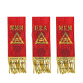 Freemason Bible Ribbon Markers – Royal Arch MMM RAM MEM Degrees Masonic Regalia Masonic Hub