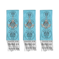 Freemason Light Blue Bible Marker Ribbons with Embroidered Square & Compass Masonic Hub