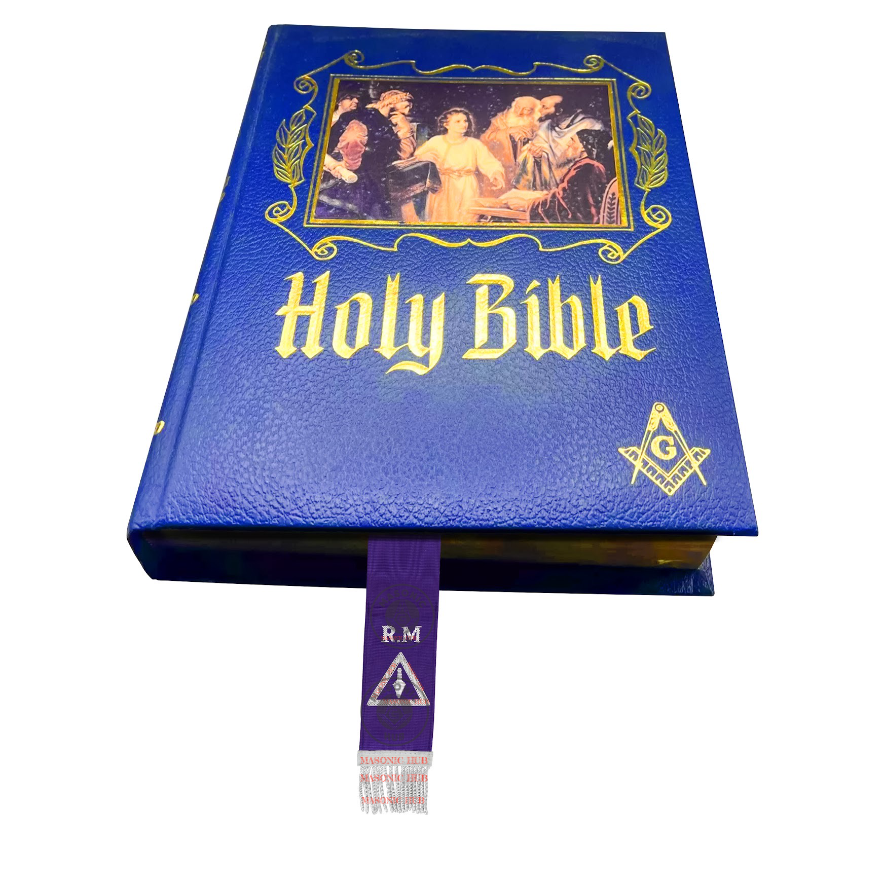 Royal & Select Masters Bible Marker – Hand Embroidered Royal Master Degree Masonic Hub