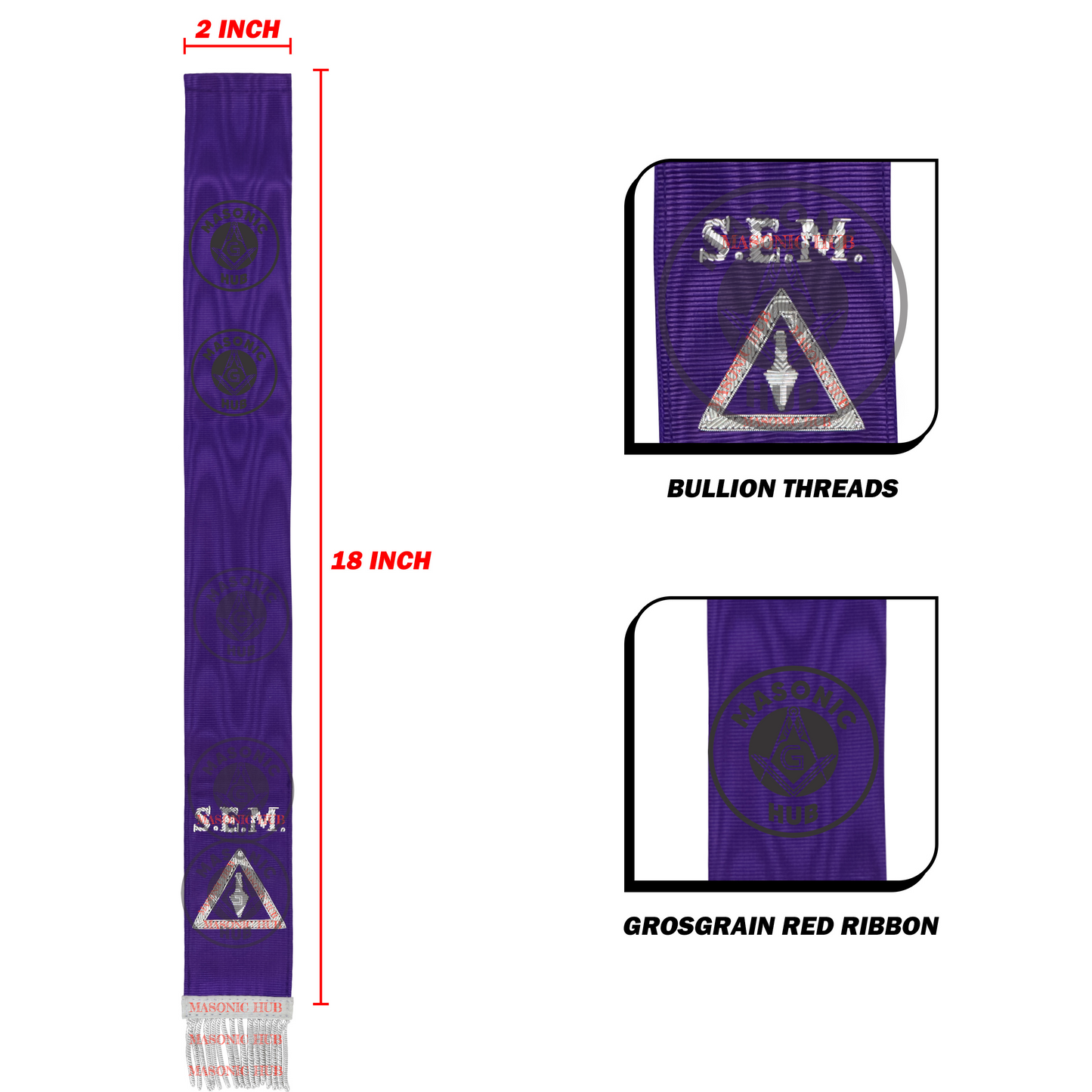 Royal & Select Masters Bible Marker – Hand Embroidered Super Excellent Master