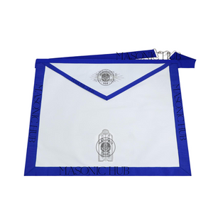 Masonic Texas Regulation Marshal Officer Apron with Eye - Handcrafted My Store