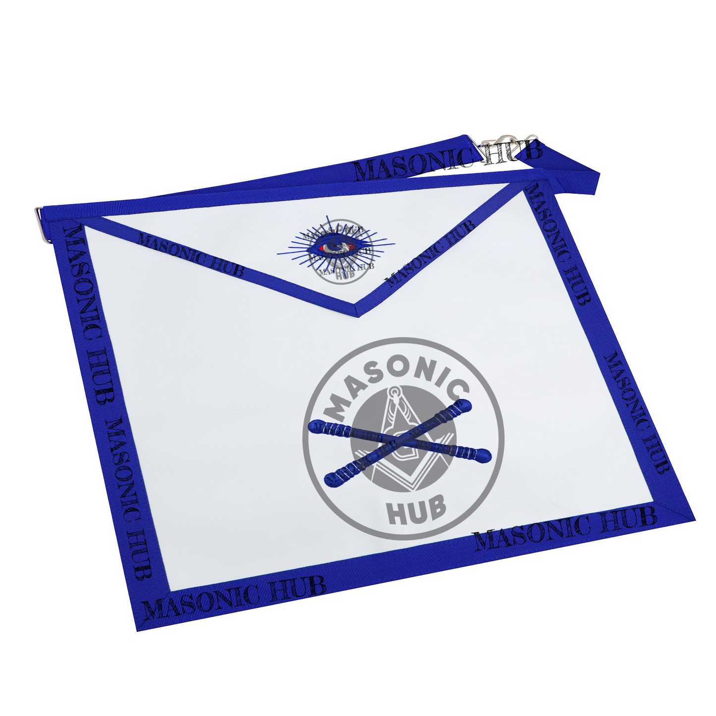 Masonic Marshal all seeing eye Apron Texas Regulation Blue Lodge Officer