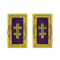 Officer of the Grand Encampment Shoulder Boards – Knights Templar Regalia Masonic Hub