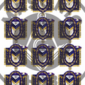 Grand Lodge Officer Aprons Set of 12 – Freemason Lambskin Regalia with Gold Bullion Hand Embroidery, Chain Collars, Jewels & Cuffs Masonic Hub