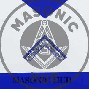 Masonic Blue Lodge Handmade Worshipful Master Lambskin Apron with Collar + Jewel Masonic Hub