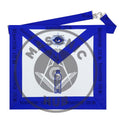 Masonic Blue Lodge Handmade Junior Warden Lambskin Apron with All-Seeing Eye Masonic Hub