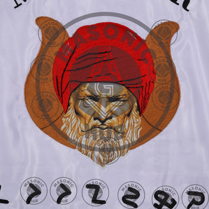 Custom M.O.V.P.E.R. Grotto Banner Flag – Gold Fringe – Personalized Lodge Display