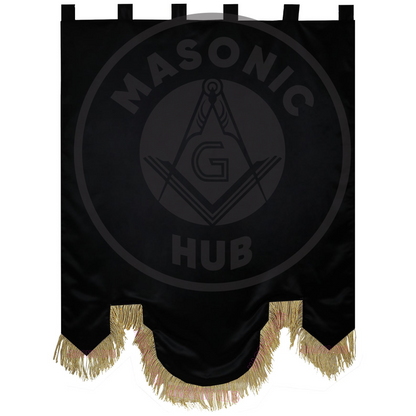 Custom M.O.V.P.E.R. Grotto Banner Flag – Gold Fringe – Personalized Lodge Display