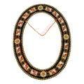 MASONIC KNIGHT TEMPLAR CHAIN COLLAR RHINESTONES + WHITE SHEET - GOLD DELUXE Masonic Hub