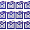 Blue Lodge Officer Apron Collection – Set of 12 for the Elite Masonic Hub