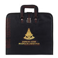 Masonic Hand Embroidered Customize Past Master Masonic Apron Case with Handle Masonic Hub