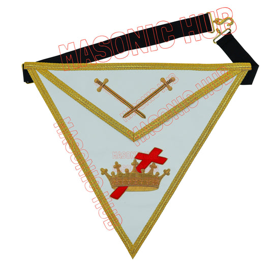 Knight Templar Lambskin Apron – A True Symbol of Brotherhood