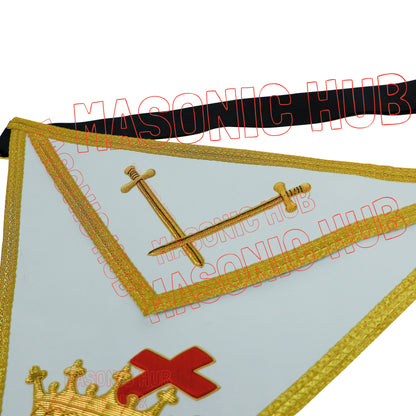 Knight Templar Lambskin Apron – A True Symbol of Brotherhood