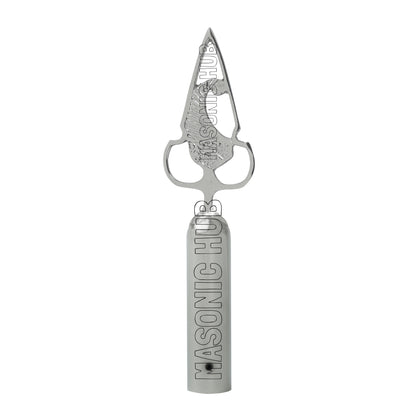 Silver Masonic Blue Lodge Tops Set with MM Emblem Freemason Masonic Pole
