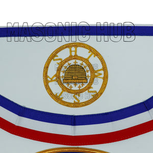 Masonic Legacy of Bro George Washington Masonic Apron Handcrafted for Freemason Masonic Hub
