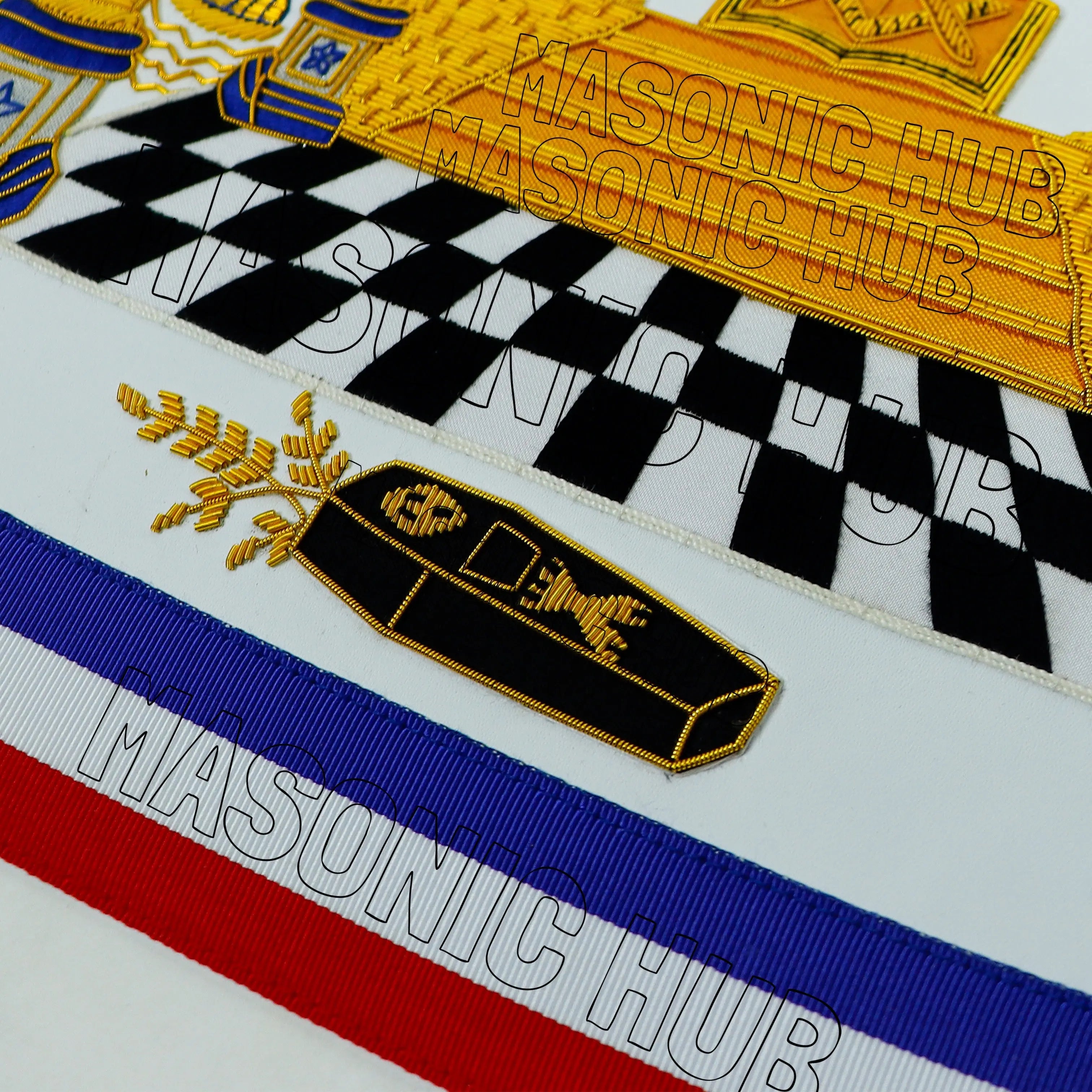 Masonic Legacy of Bro George Washington Masonic Apron Handcrafted for Freemason Masonic Hub