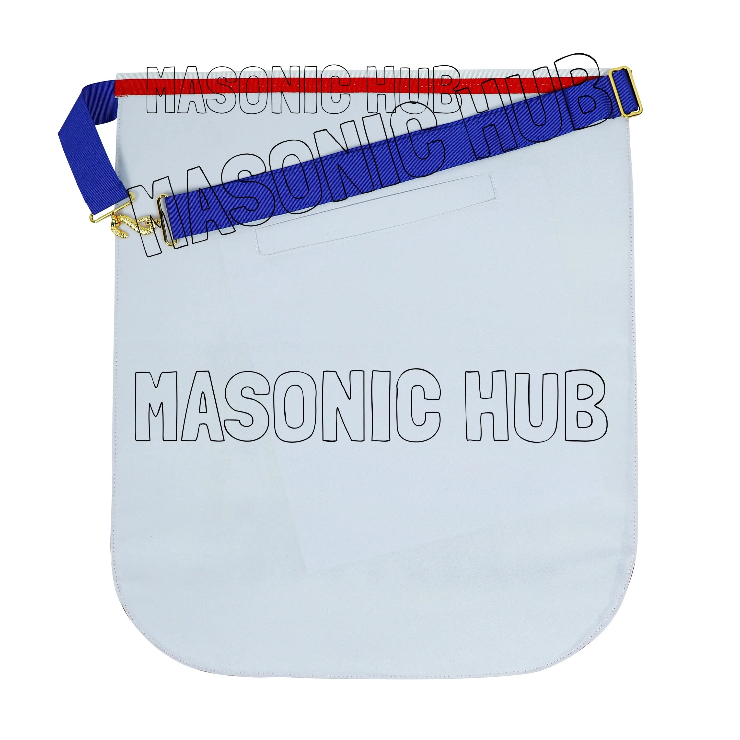 Masonic Legacy of Bro George Washington Masonic Apron Handcrafted for Freemason Masonic Hub