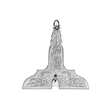 Masonic Blue Lodge Officer Collar Jewels – Set of 12 Silver Regalia | Masonic Hub