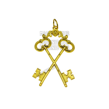 Masonic Master Mason Blue Lodge Jewel Neck Cord with 12 Gold Jewels – Regalia Set