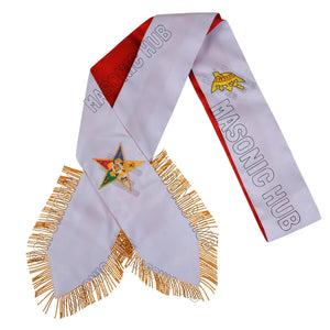Handcrafted Masonic Order of Eastern Star (OES) Complete Sash Set – Set of 5 Masonic Hub