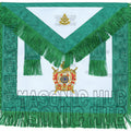 Handcrafted Masonic DeMolay Apron – 100% Lambskin Freemason Regalia with Past Master Emblem Flap Masonic Hub