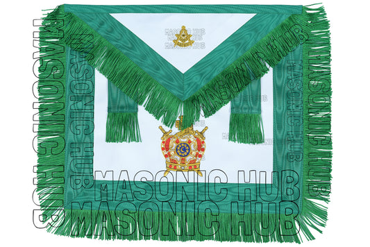 Handcrafted Masonic DeMolay Apron – 100% Lambskin Freemason Regalia with Past Master Emblem Flap