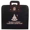 Masonic Hand Embroidered Customize Past Master Masonic Apron Case with Handle Masonic Hub