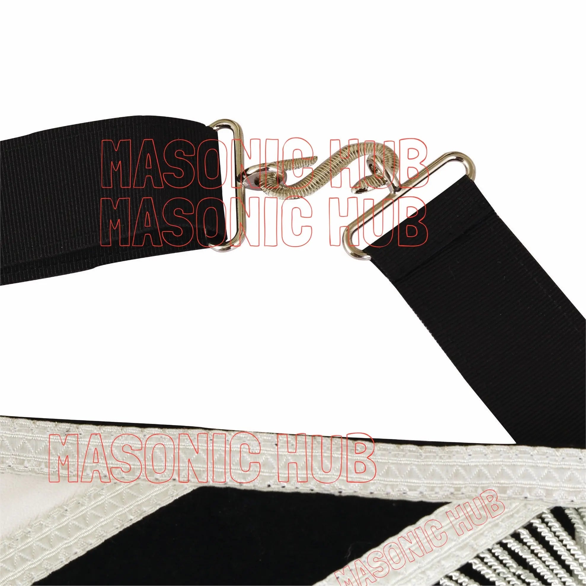 Past Master Skull & Cross Bones 100% Lambskin Masonic Apron - Handcrafted Masonic Hub