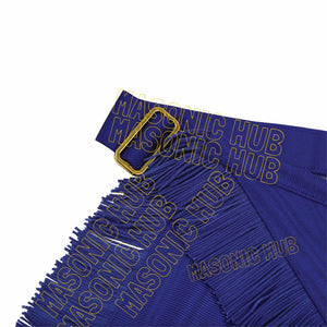 Masonic Illinois DeMolay Apron – Handcrafted Excellence in 100% Lambskin Masonic Hub
