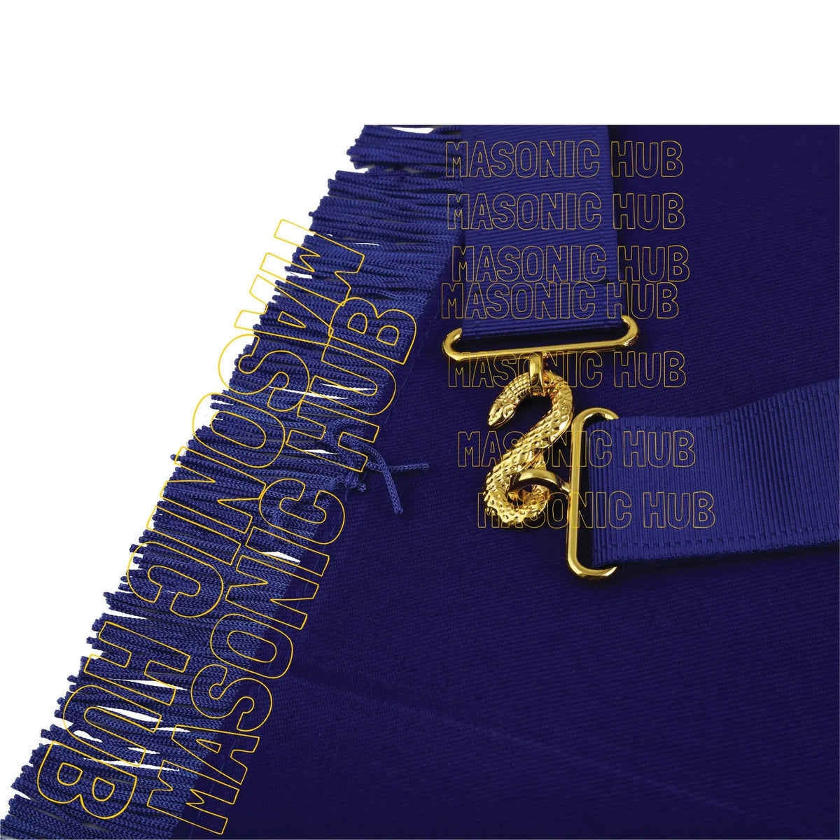 Masonic Illinois DeMolay Apron – Handcrafted Excellence in 100% Lambskin Masonic Hub