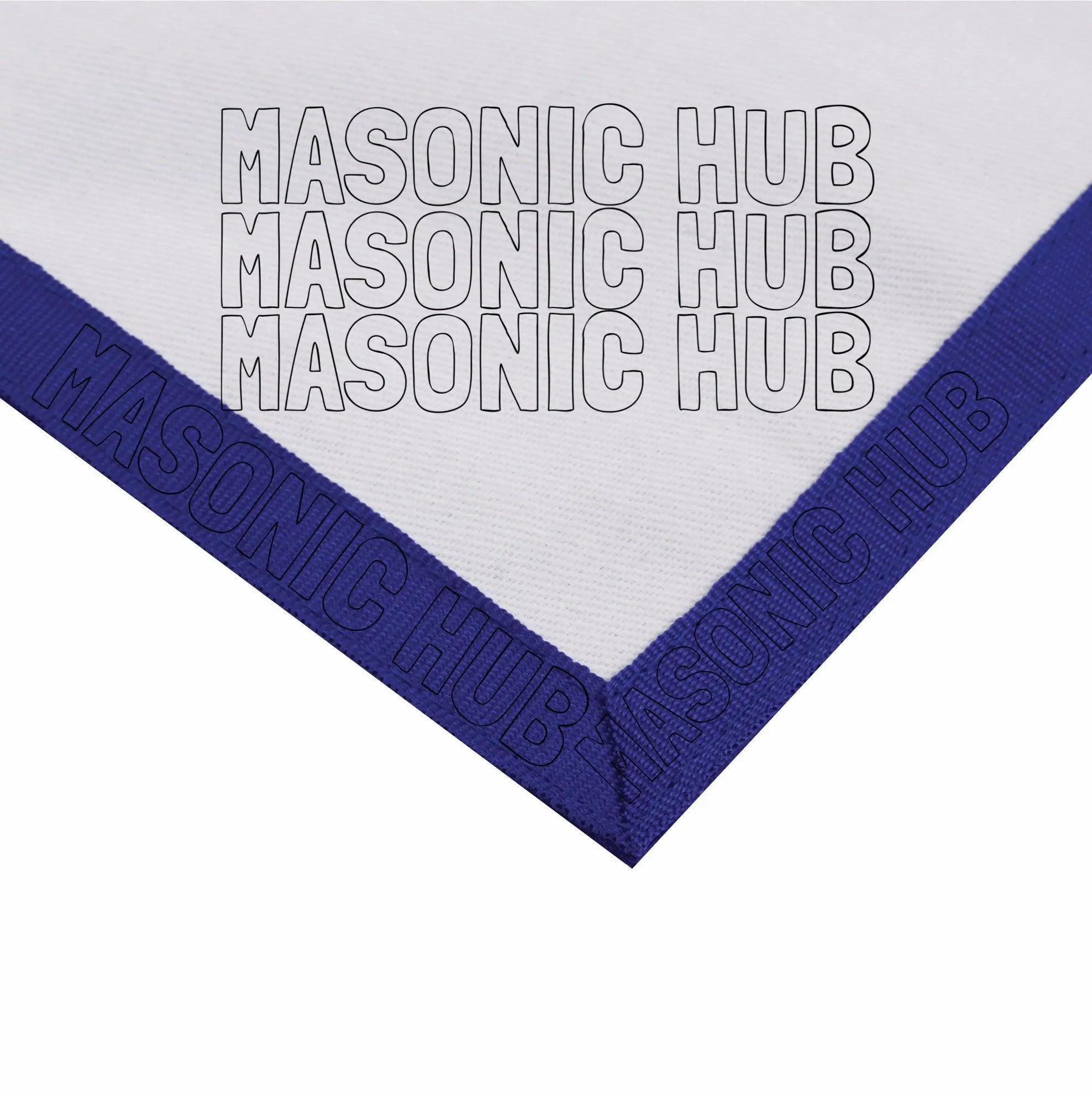 Sacred Craftsmanship: Masonic Blue Lodge White Cotton Apron Masonic Hub