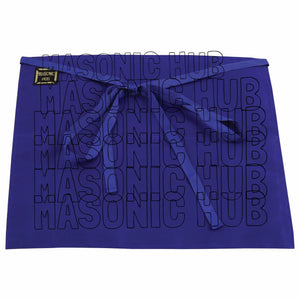 Sacred Craftsmanship: Masonic Blue Lodge White Cotton Apron Masonic Hub