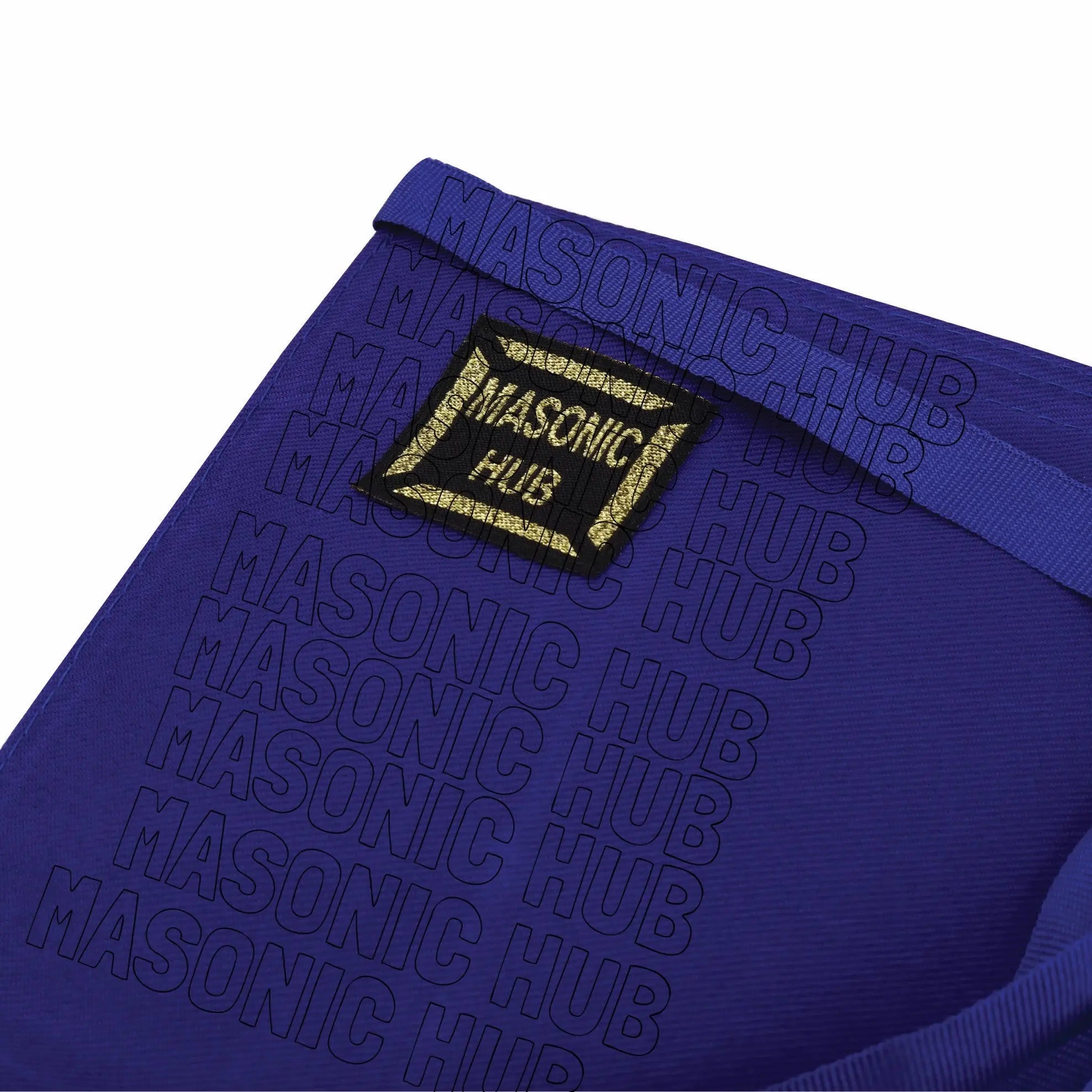 Sacred Craftsmanship: Masonic Blue Lodge White Cotton Apron Masonic Hub