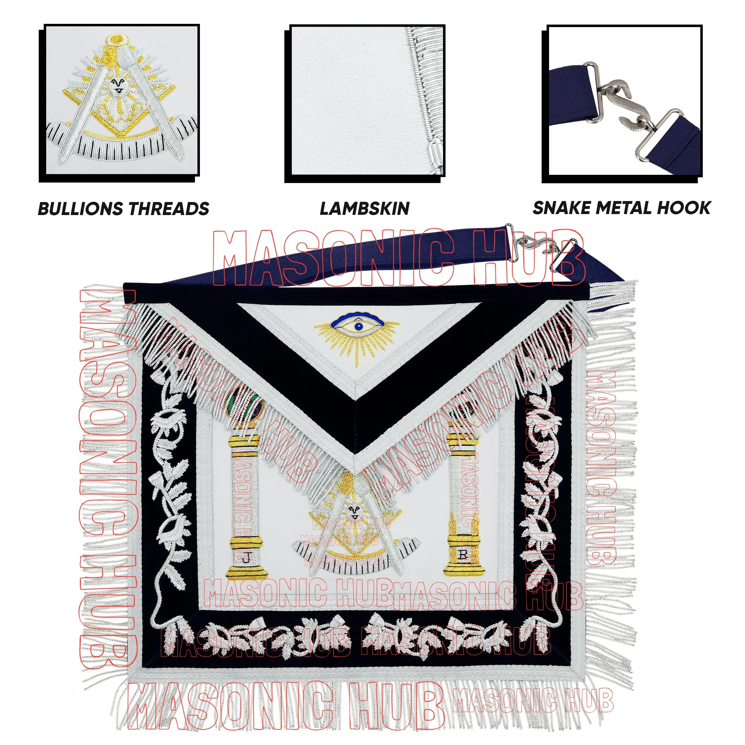 Exquisite Masonic Past Master Apron – A Masterpiece of Tradition & Craftsmanship Masonic Hub