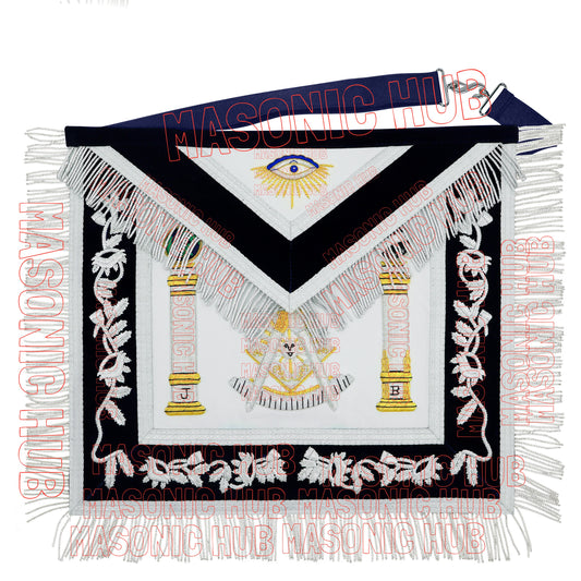 Exquisite Masonic Past Master Apron – A Masterpiece of Tradition & Craftsmanship